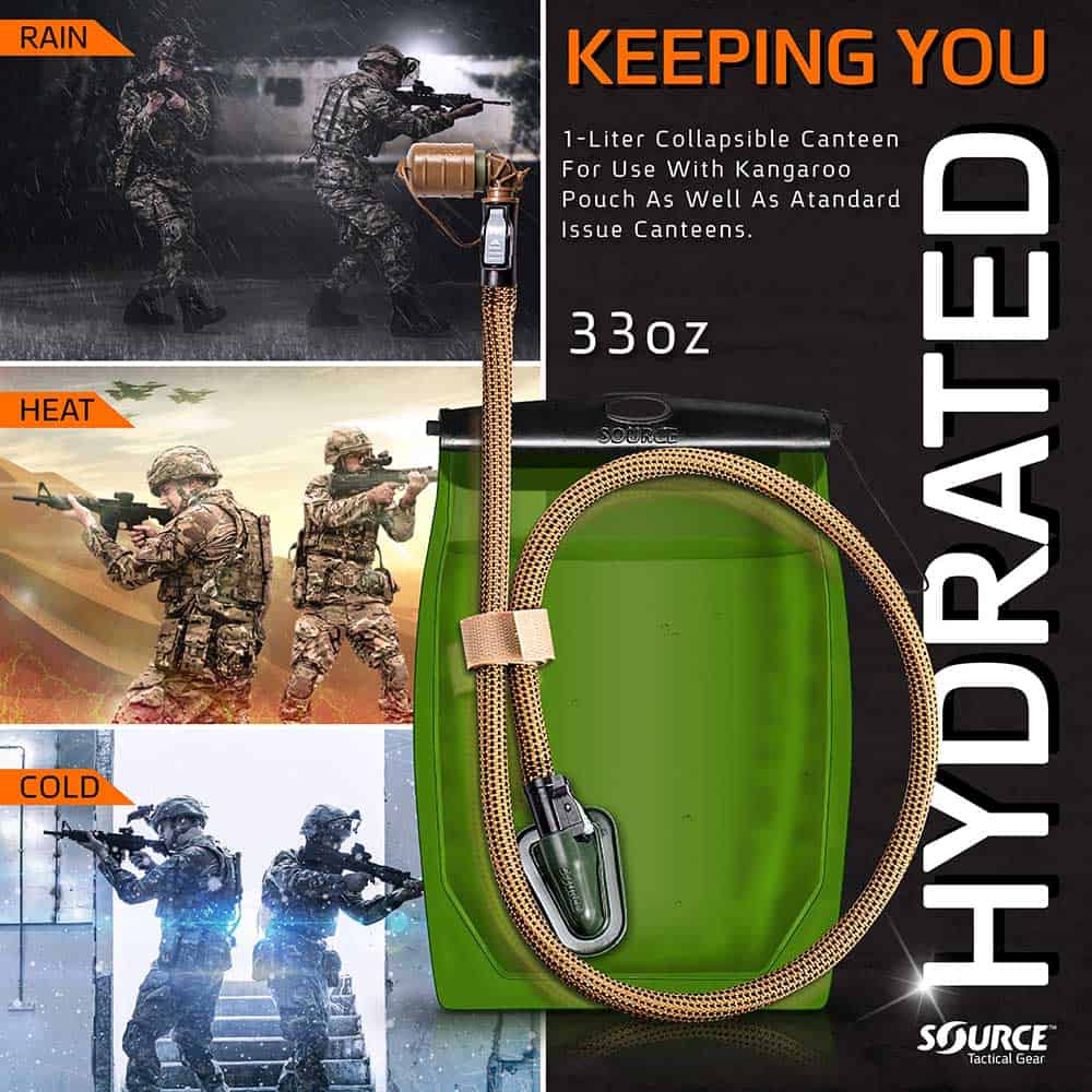 1L Hydration Bladder | Kangaroo Canteen | 32 oz.