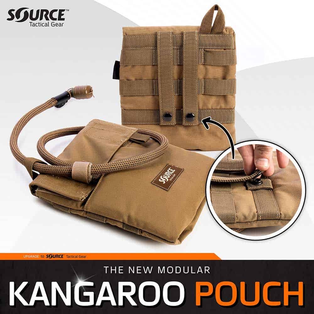 Kangaroo Pouch | Tactical Hydration Pack | 1L (32 oz.) - Image 7